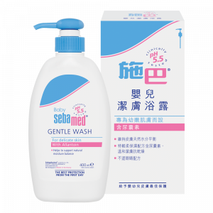 施巴5.5嬰兒潔膚浴露 400ML