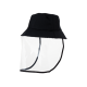 韓國防疫漁夫帽 (黑色平頂) 1PC
